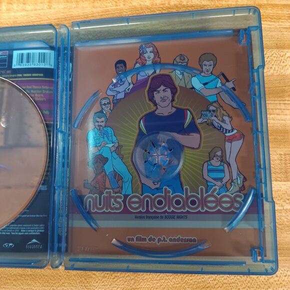 Boogie Nights 1997 Blu Ray PT Anderson (Nuits Eniablees Reversible French Cover) - Picture 6 of 6
